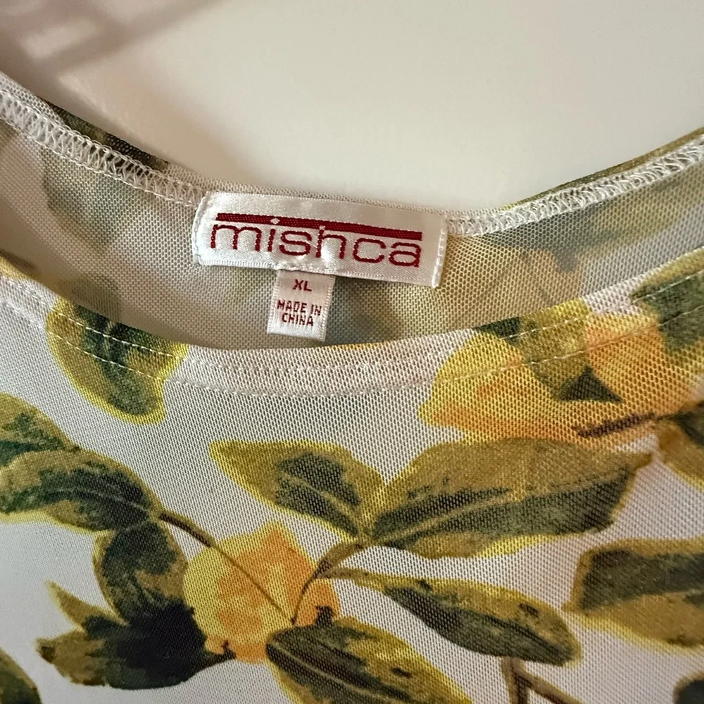 🍋 Mishca, XL, Babydoll Top 🍋 - Picture 2 of 3